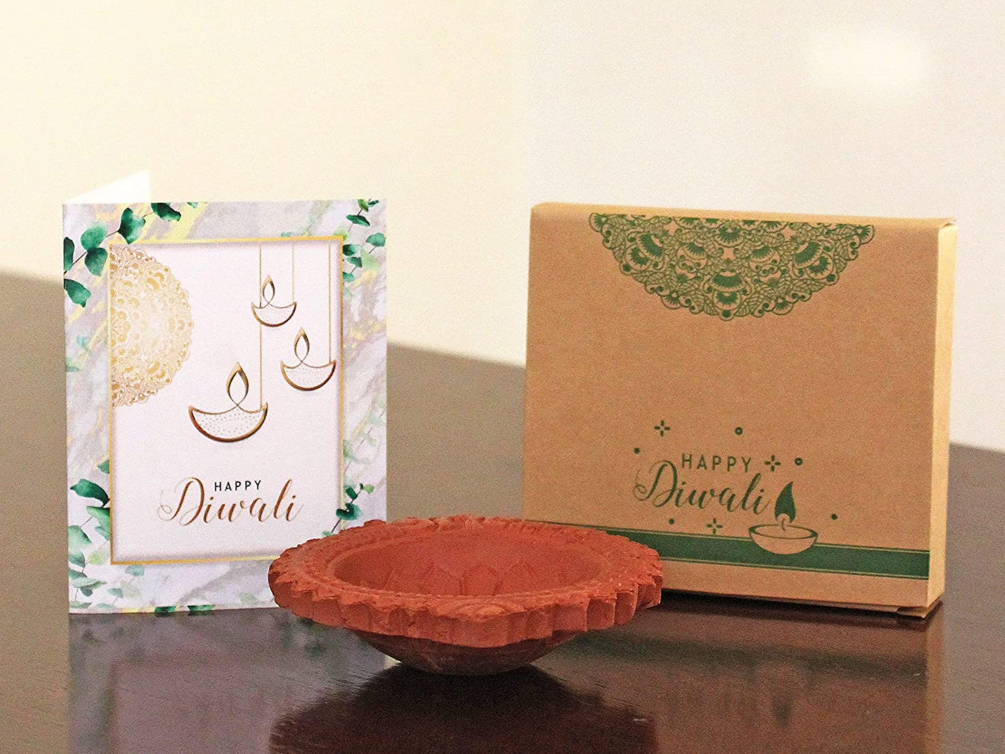 Rolling Nature Good Luck Jade Plant in White Square Mandala Divine Ceramic Pot